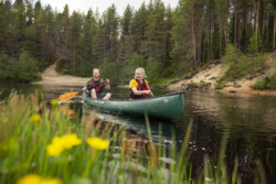 Kanu Abenteuer im Sommer in Ruka Kuusamo